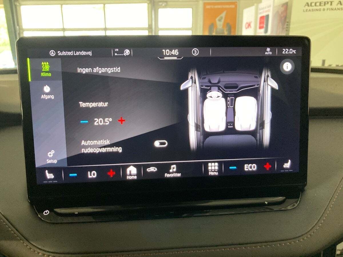 Sort Skoda Enyaq fra 2022