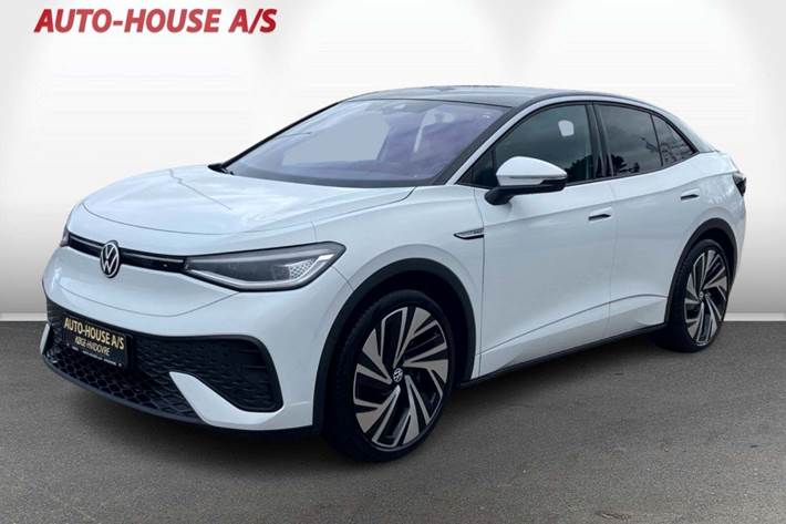 Hvid VW ID.5 fra 2023 set udefra