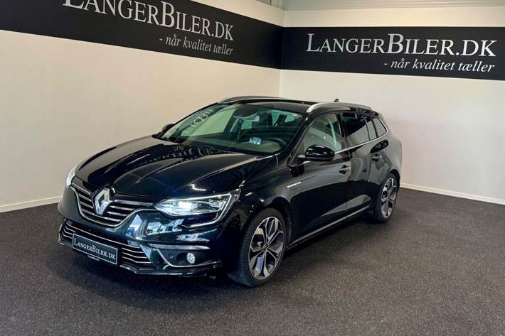 Sort Renault Megane IV fra 2019 set udefra