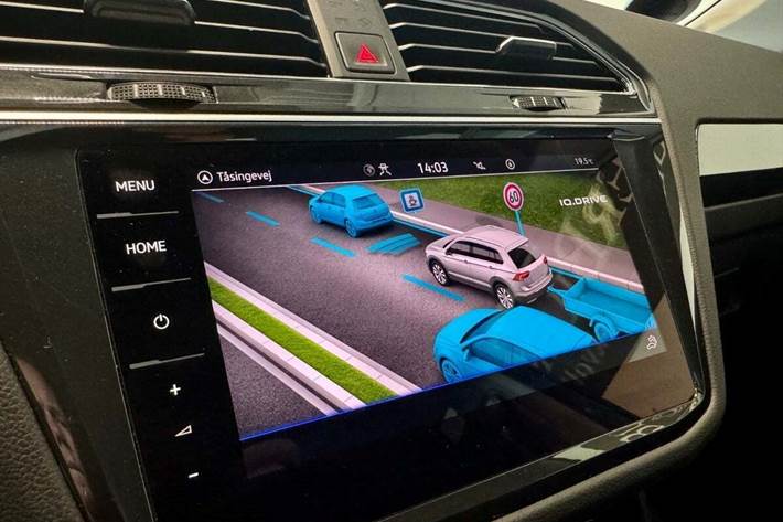 Grøn VW Tiguan fra 2021