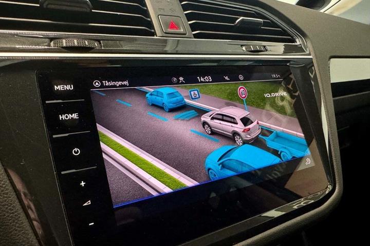 Grøn VW Tiguan fra 2021