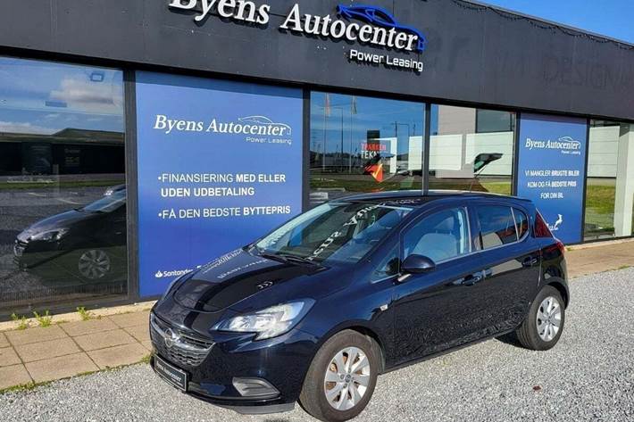 Sort Opel Corsa fra 2019