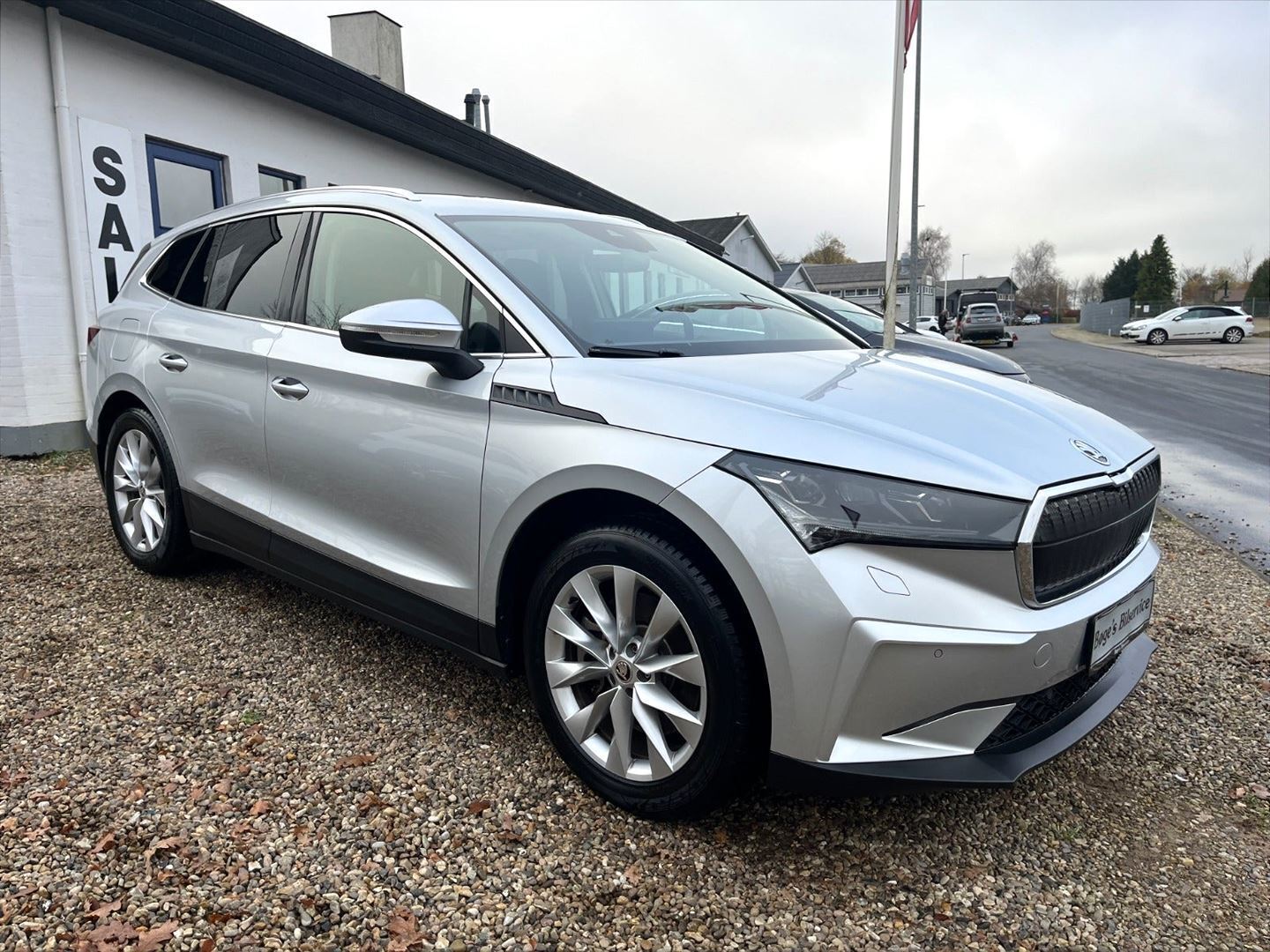 Sølv Skoda Enyaq iV fra 2021