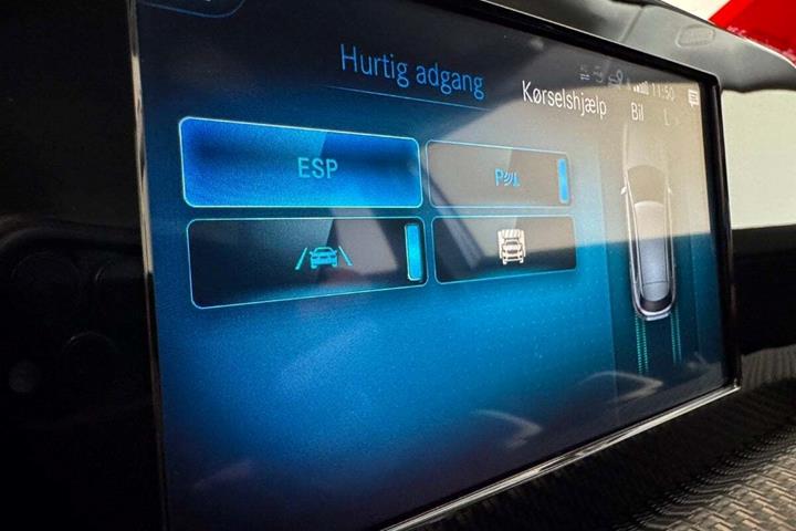 Grå Mercedes A250 e fra 2021