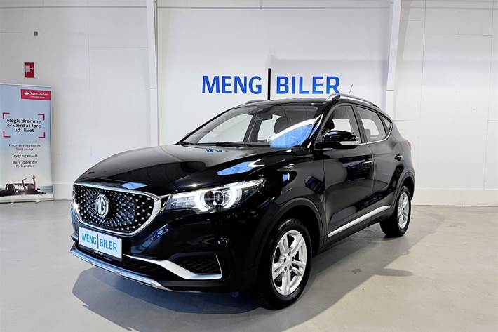 Sort MG ZS EV fra 2020 set udefra
