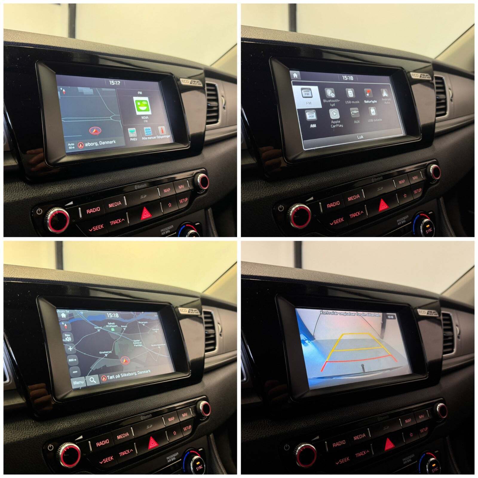 Blå Kia Niro fra 2018