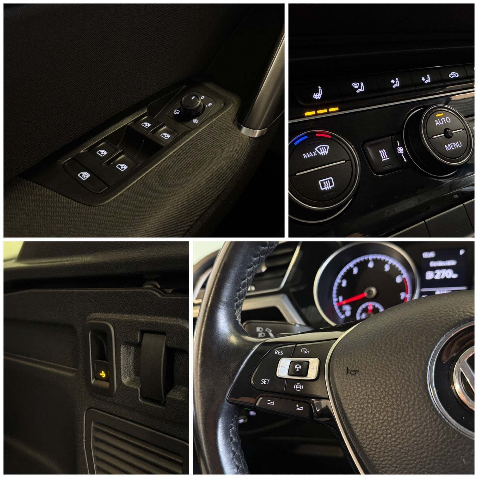 Blå VW Touran fra 2019