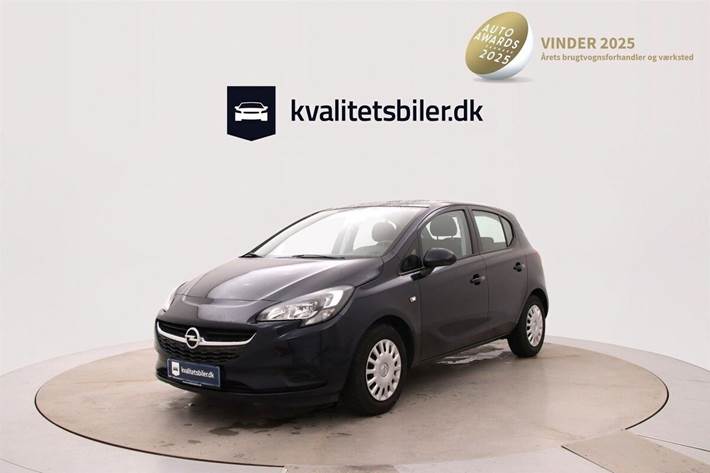 Blå Opel Corsa fra 2019