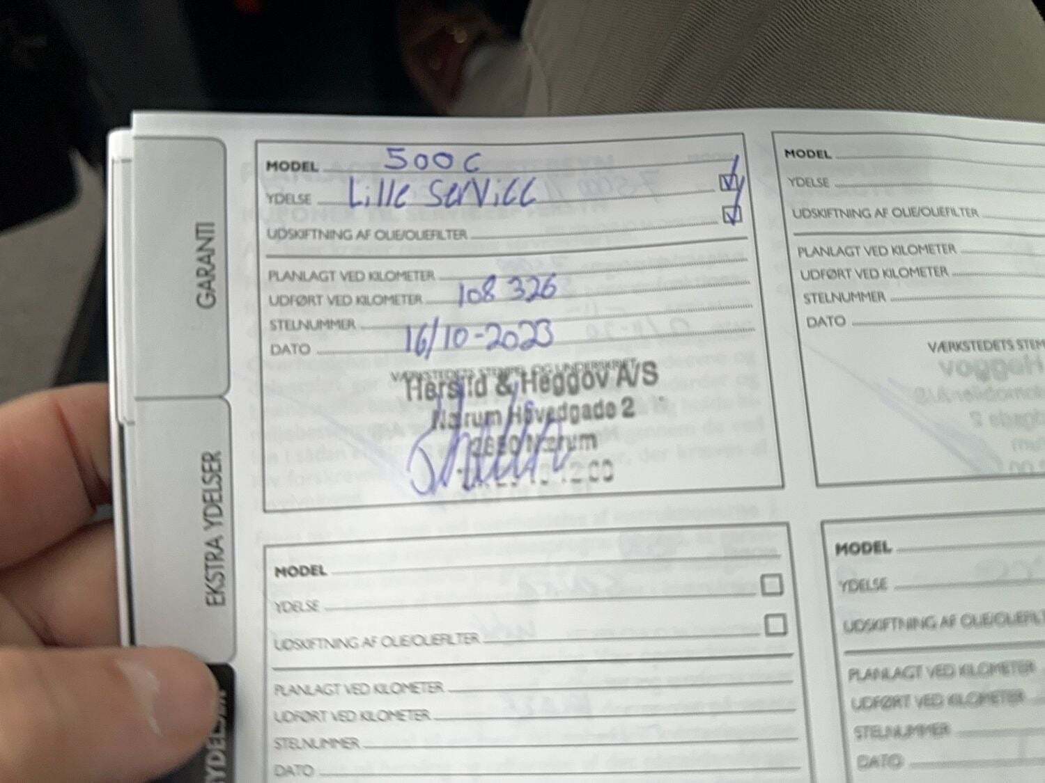 Sort Fiat 500C fra 2013