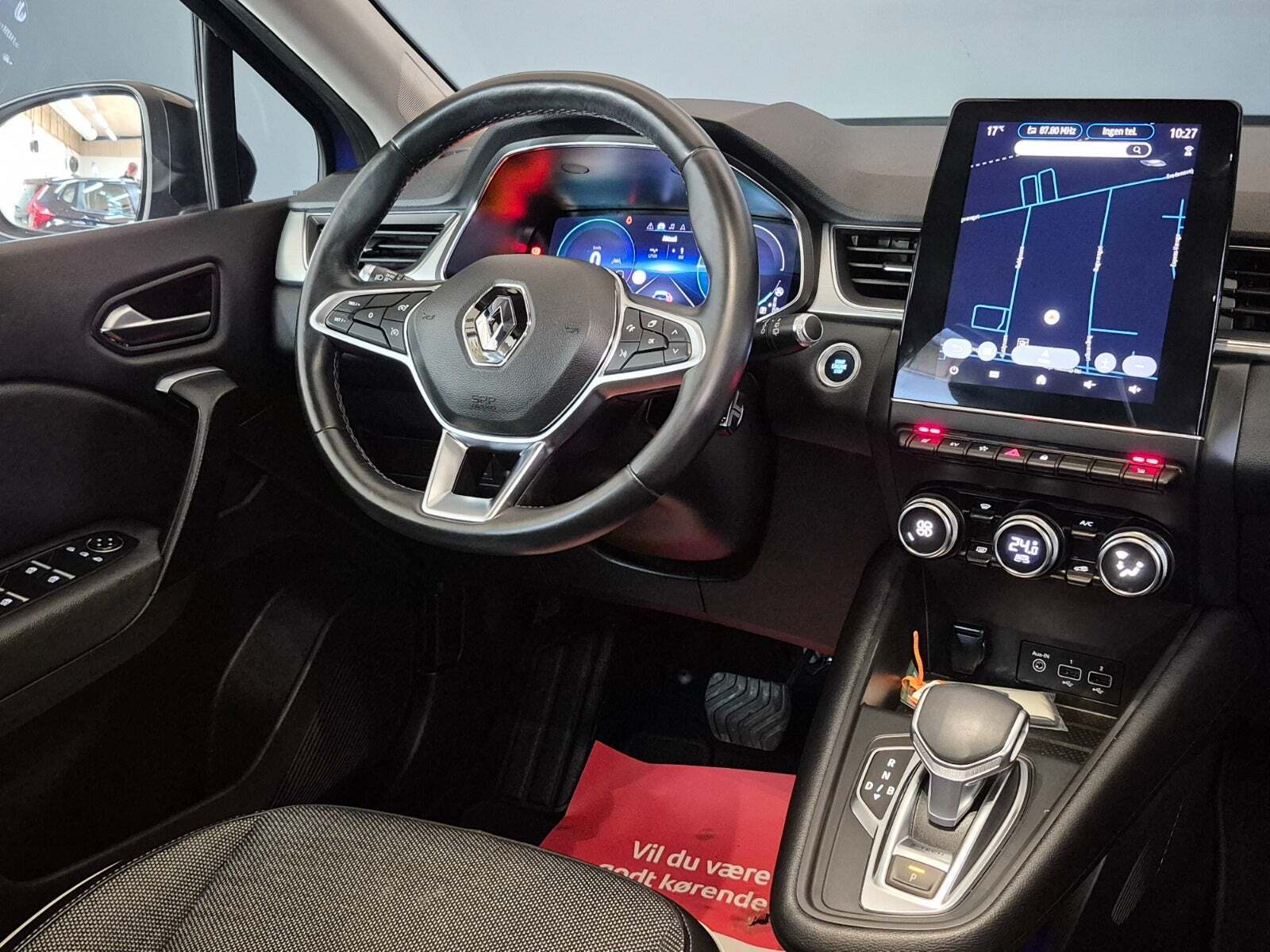Blå Renault Captur fra 2020