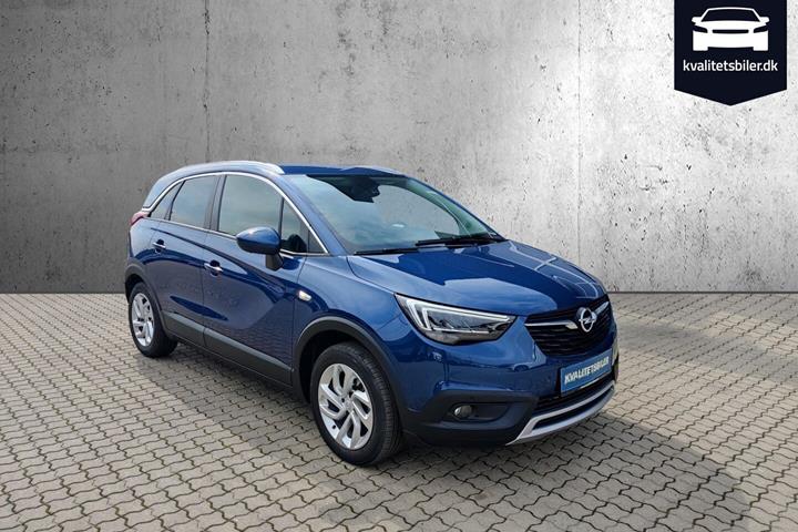 Blå Opel Crossland X fra 2020