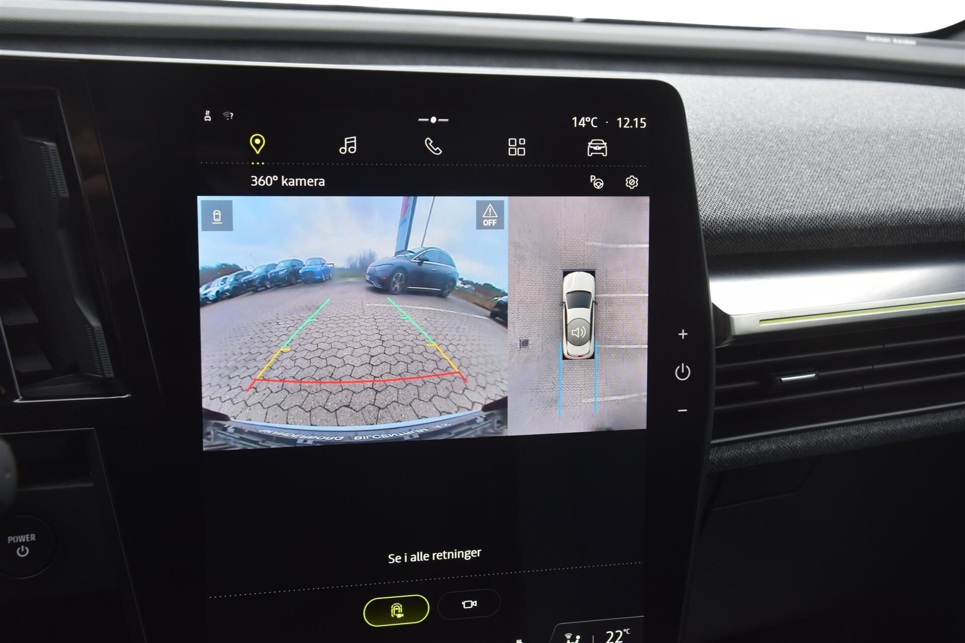 Sort Renault Mégane fra 2023