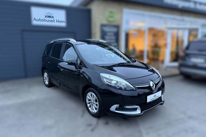 Sort Renault Grand Scenic III fra 2016 set udefra