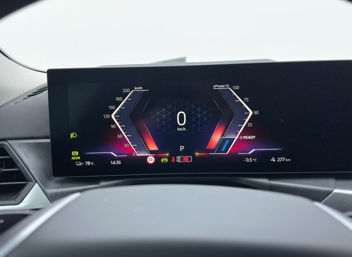 Grøn BMW i4 fra 2024