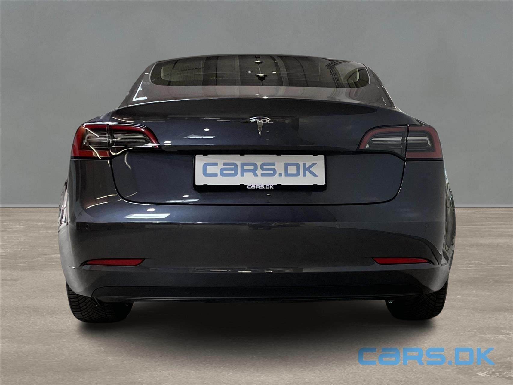 Sølv Tesla Model 3 fra 2021