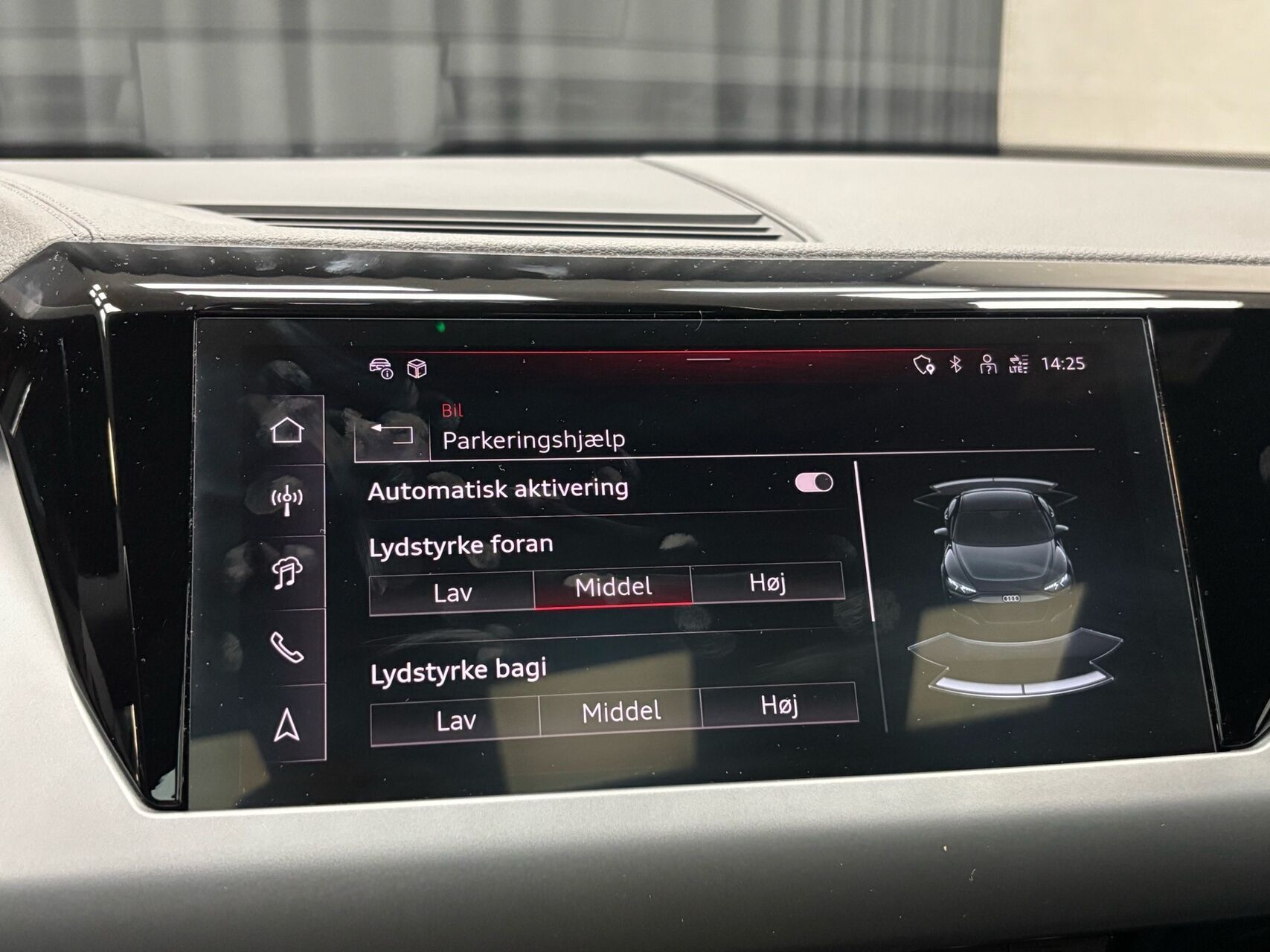 Grå Audi S E-tron GT fra 2025