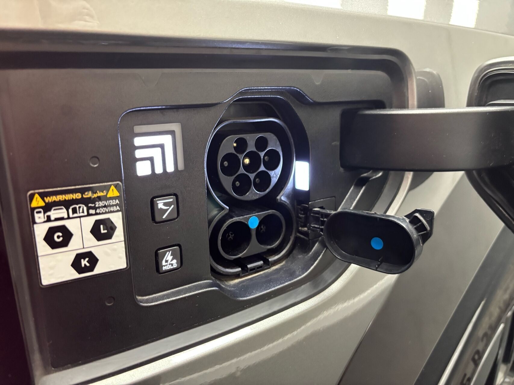 Grå Kia EV9 fra 2023