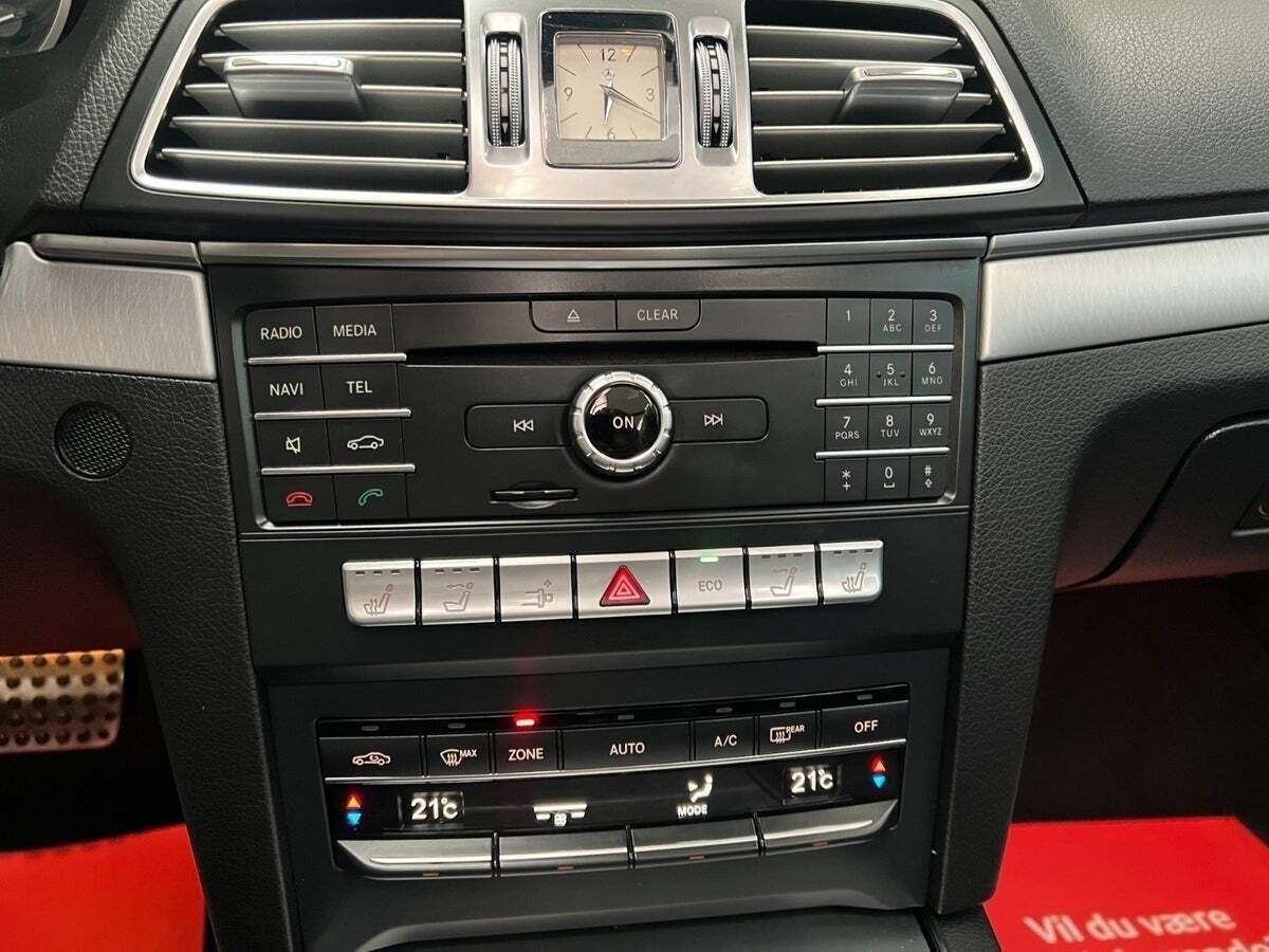 Hvid Mercedes E200 fra 2015