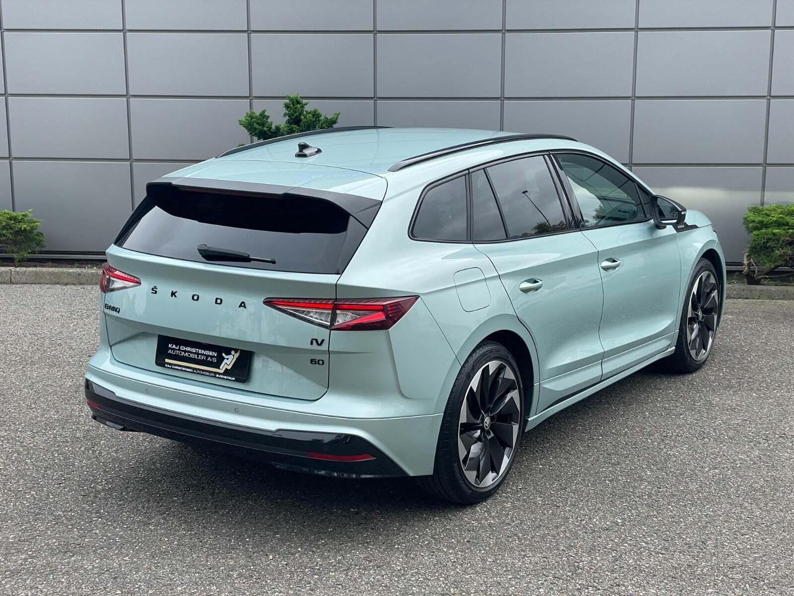 Grøn Skoda Enyaq fra 2021