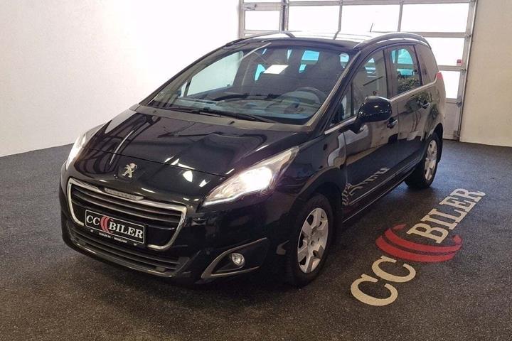 Sort Peugeot 5008 fra 2017 set udefra