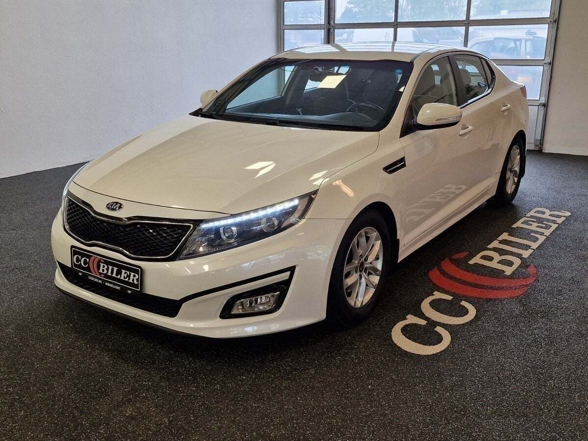Hvid Kia Optima fra 2014