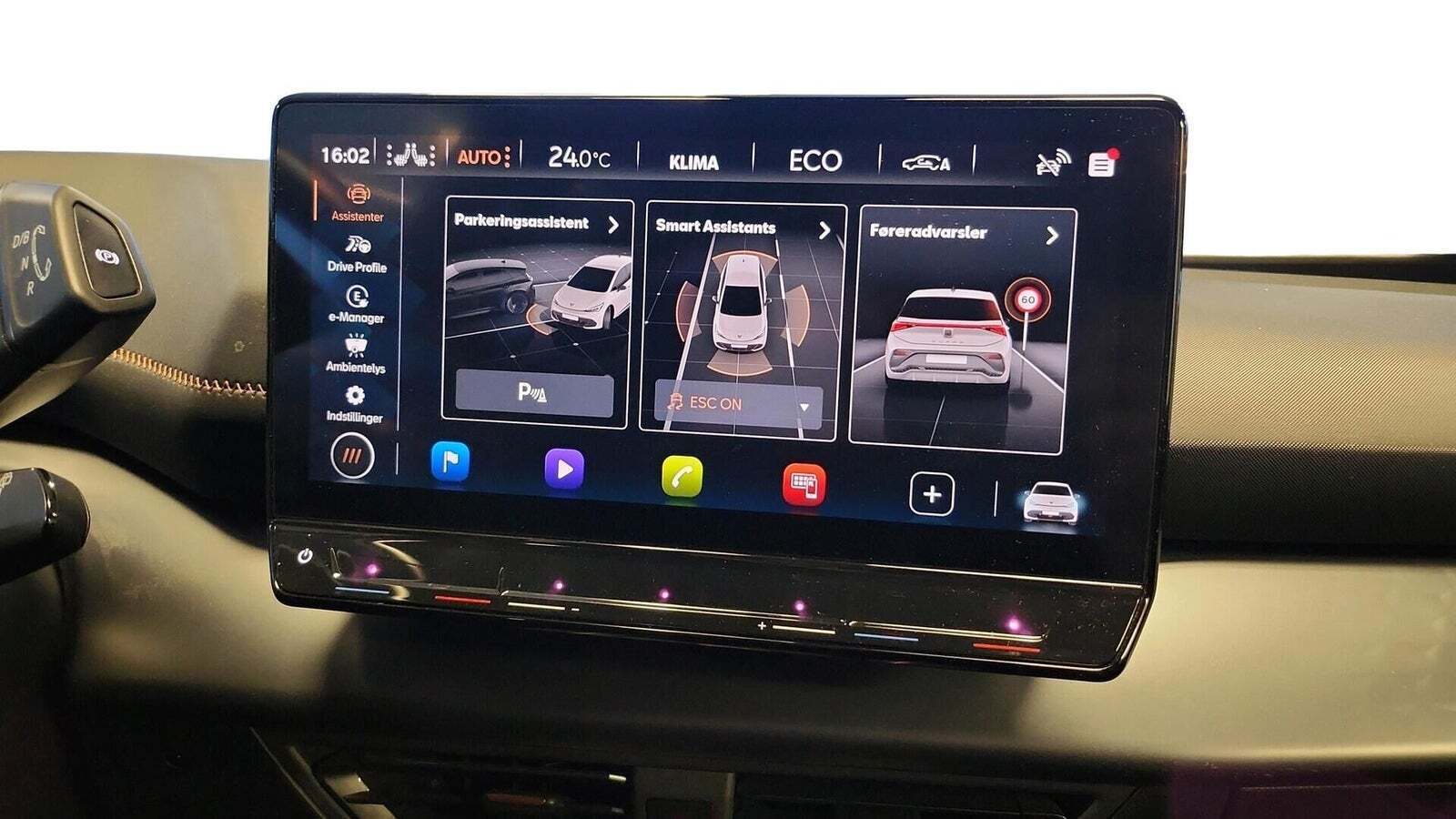 Blå Cupra Born fra 2023