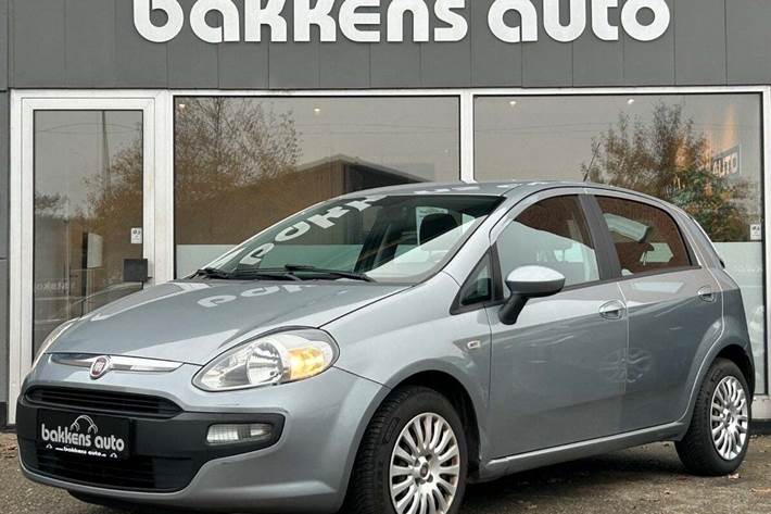 Sølv Fiat Punto Evo fra 2010