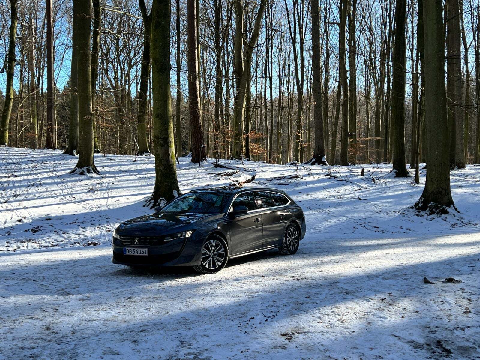 Grå Peugeot 508 fra 2021