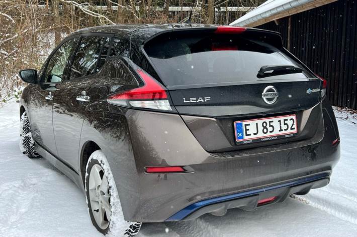 Brun Nissan Leaf fra 2019