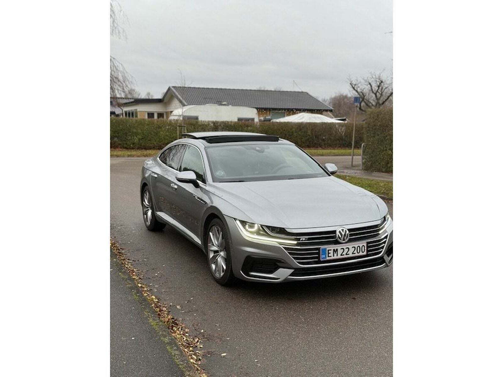 Sølv VW Arteon fra 2020