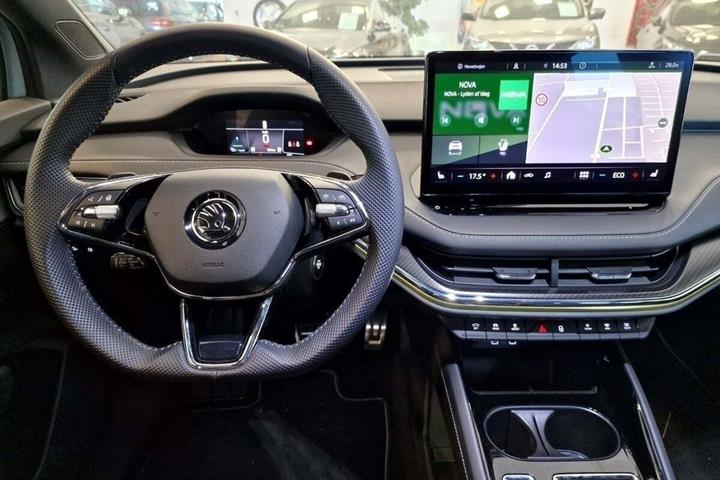 Grøn Skoda Enyaq fra 2021