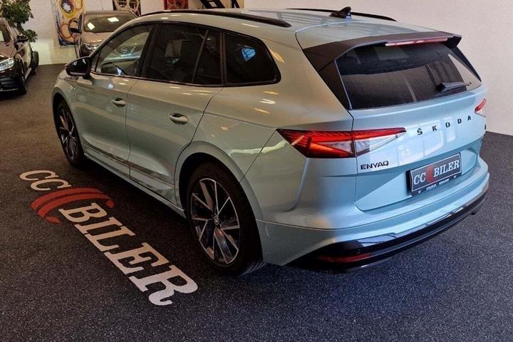 Grøn Skoda Enyaq fra 2021