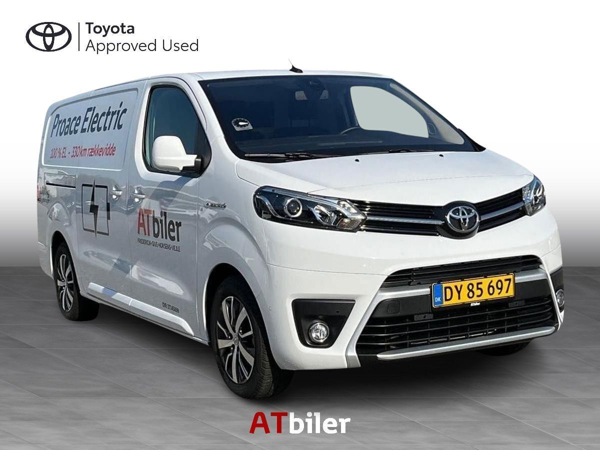 Hvid Toyota Proace Electric fra 2023