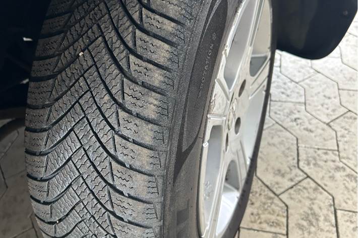 Blå Fiat Doblò fra 2007