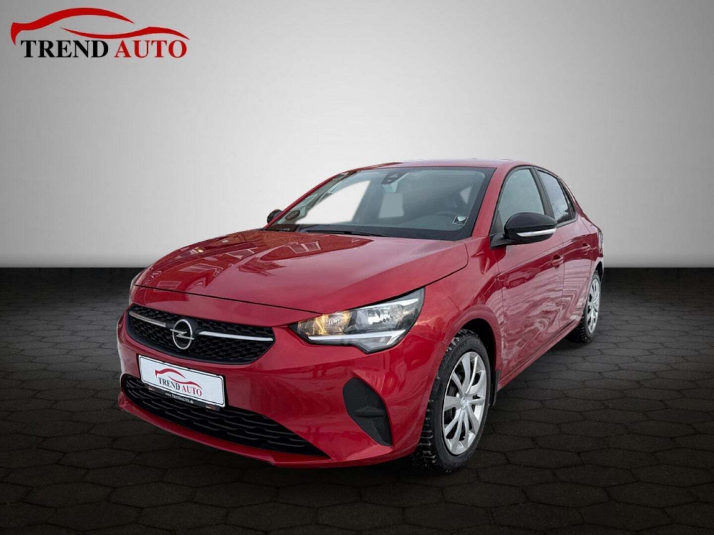 Rød Opel Corsa fra 2020