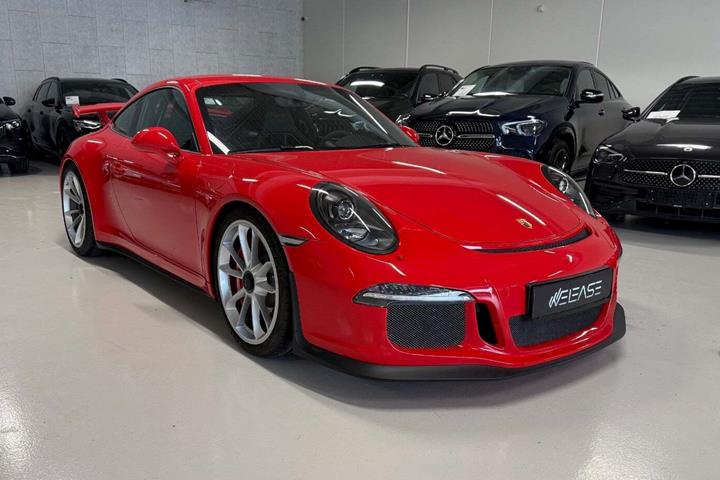 Rød Porsche 911 GT3 fra 2015