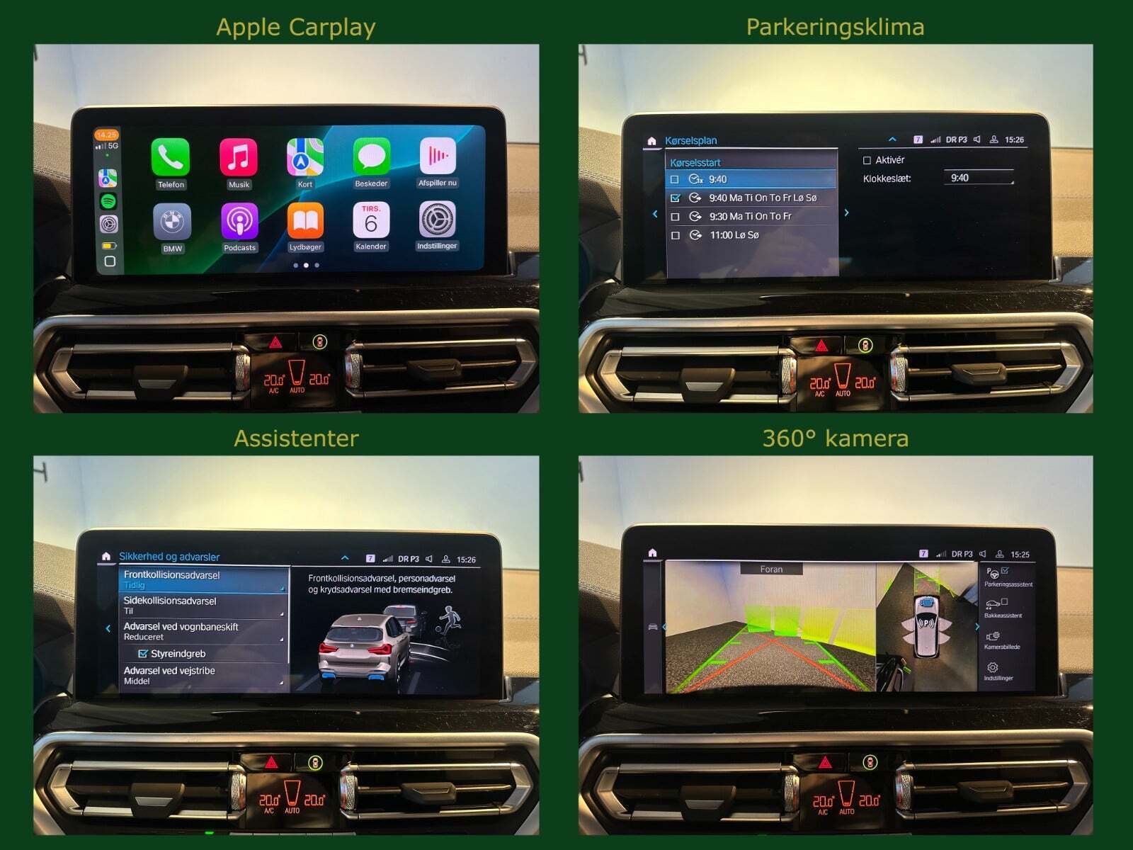 Orange BMW iX3 fra 2023