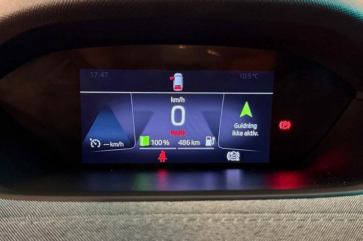 Grøn Skoda Enyaq fra 2022