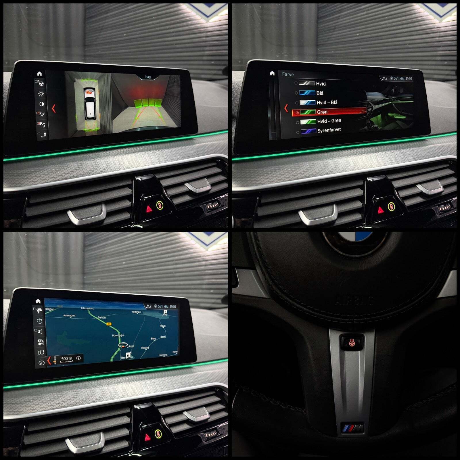 Sort BMW 520d fra 2018