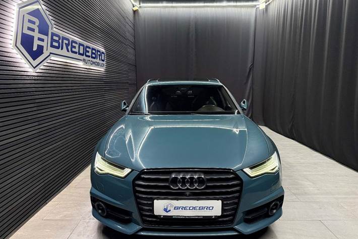 Blå Audi A6 fra 2016