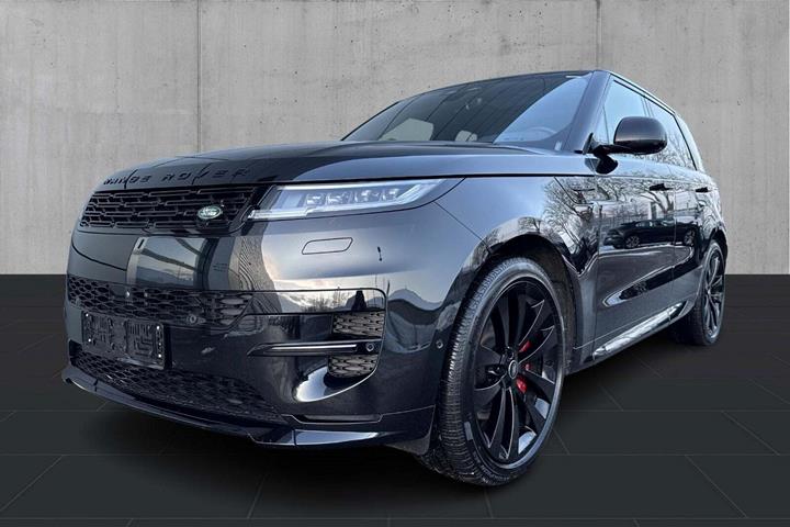 Sort Land Rover Range Rover sport fra 2025 set udefra