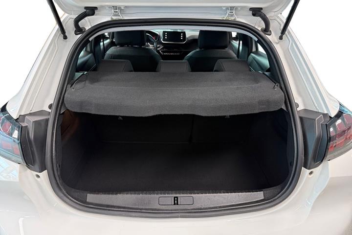 Hvid Peugeot e-208 fra 2021
