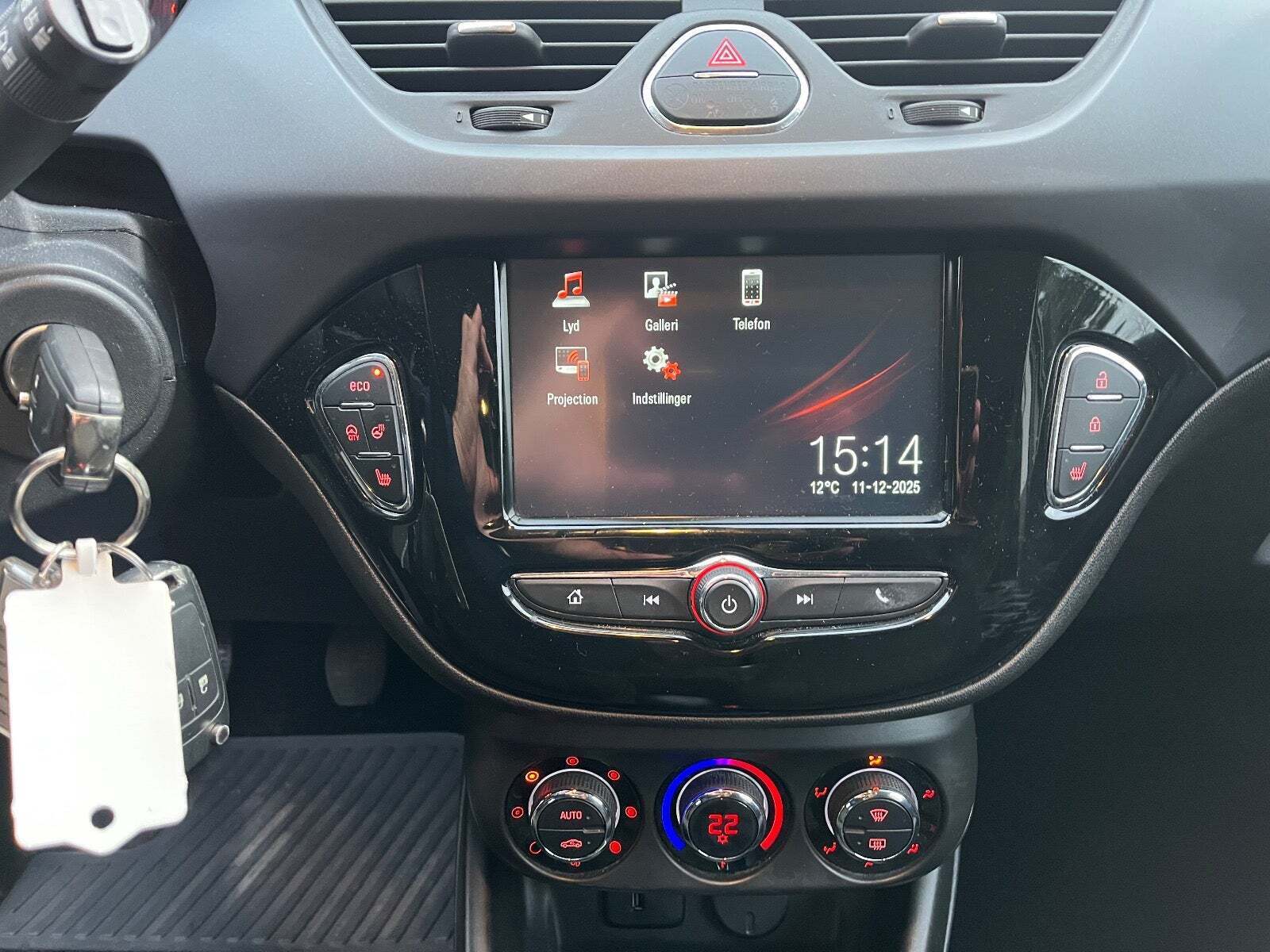 Sort Opel Corsa fra 2019