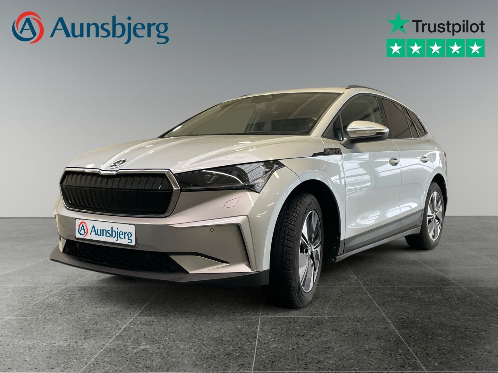 Sølv Skoda Enyaq fra 2024