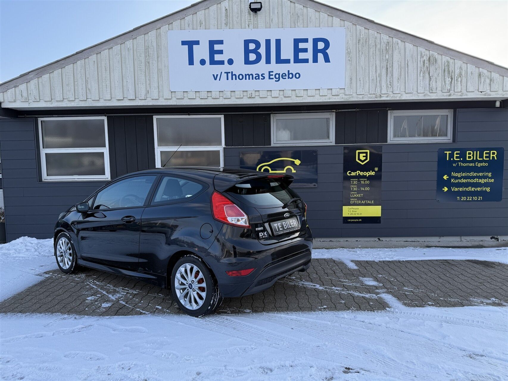 Sort Ford Fiesta fra 2014