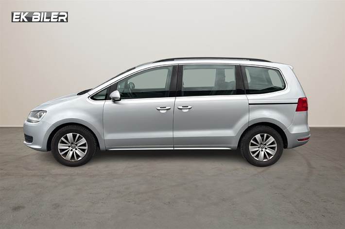 Sølv VW Sharan fra 2011