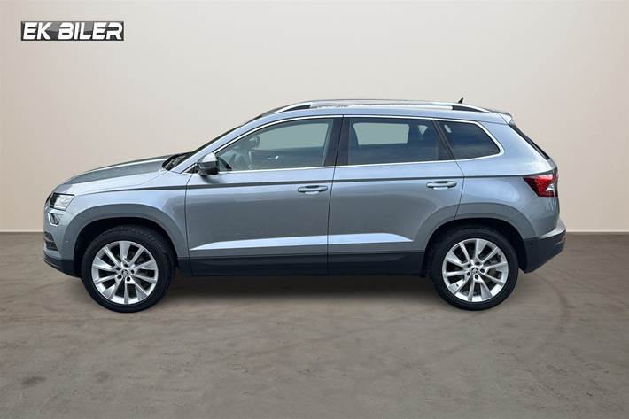 Grå Skoda Karoq fra 2020
