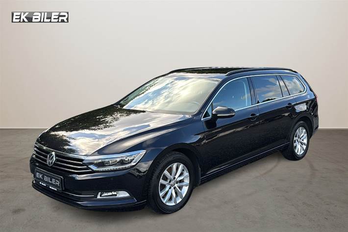 Sort VW Passat fra 2018