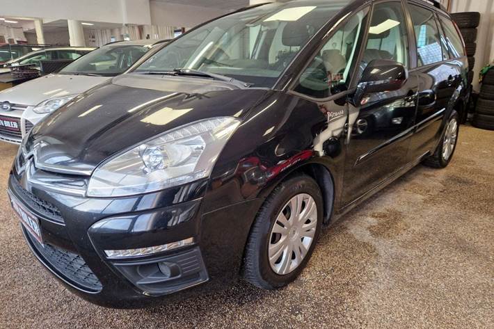 Sort Citroën Grand C4 Picasso fra 2012 set udefra