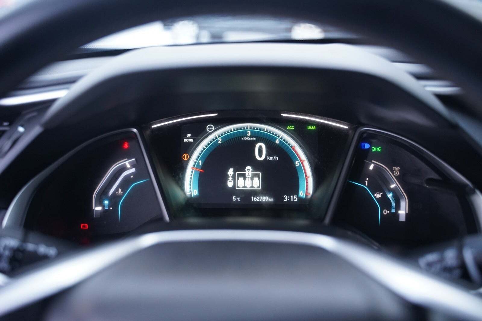 Grøn Honda Civic fra 2019